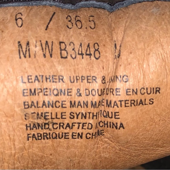 Born Womens Palmera Brown Leather Handcrafted Lace Up Oxford Shoes size 6 - Picture 12 of 12